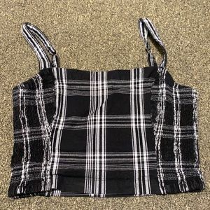 Hollister Plaid Crop Top